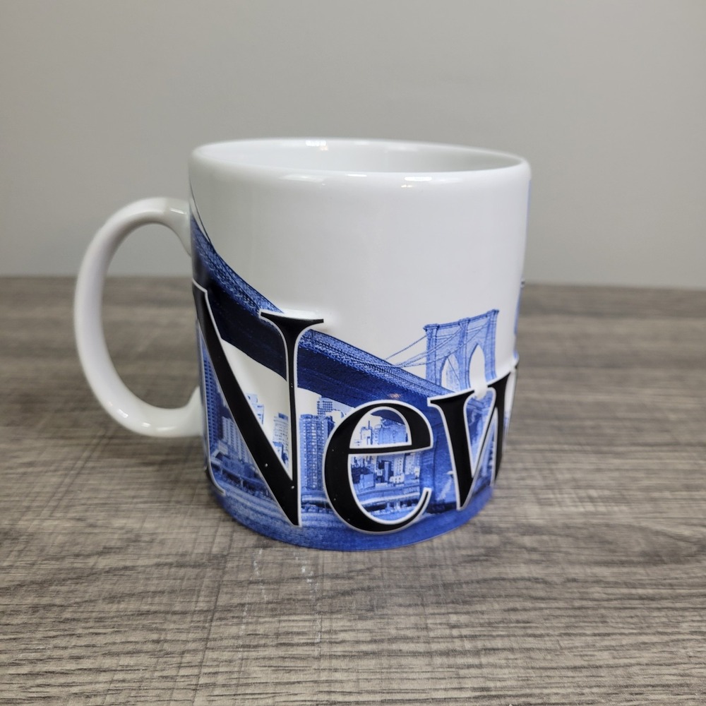 Americaware New York‎ 2007 Souvenir Ceramic Coffee Mug 2 Cup Capacity
